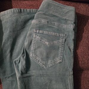 Free People Teal Corduroy Pants